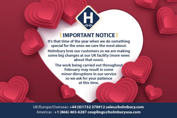 Importance notice - we're making some big changes to our UK facility