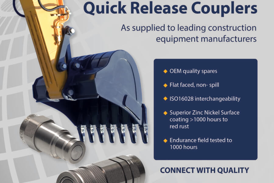 Flat faced non spill quick release couplings Holmbury