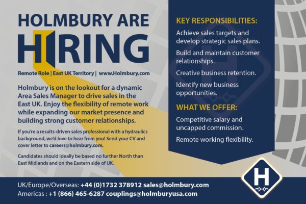 Open for candidate selection at Holmbury Ltd