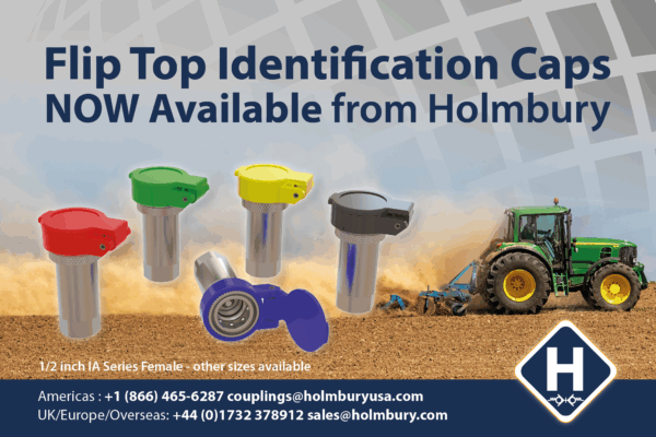 Prevent cross contamination with Holmbury flip top caps.